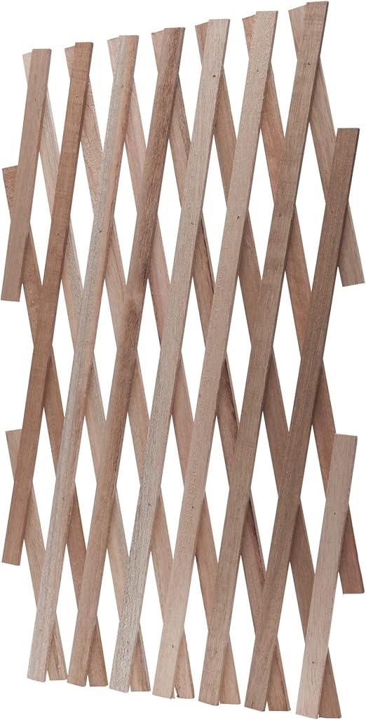 Windhager Traliccio in Legno di Abete, per recinzioni e Piante, Pieghevole, Regolabile, 90 x 180 cm