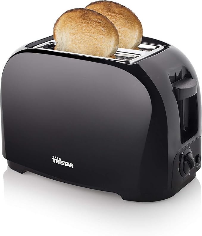 Tostadora Tristar Br1025, Potencia 800 W, 6 Funciones Ajustables, Bandeja Extraíble Para Migas, Soporte Para Pan
