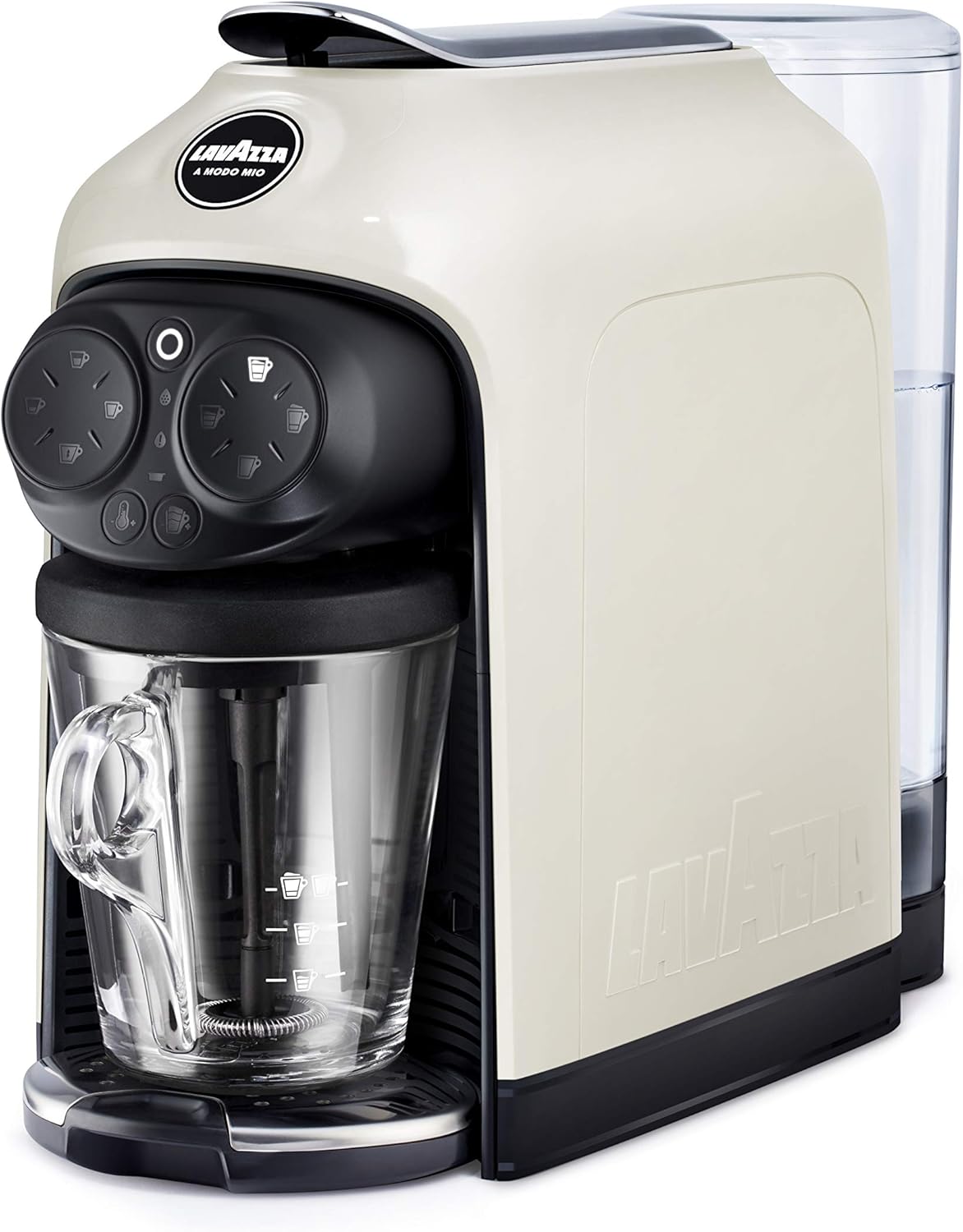 Lavazza - Cafetera Lavazza a Modo Mio - Modelo Idola, 1500 W de potencia, capacidad 1,1 litros Máquina de café Greige Coffee