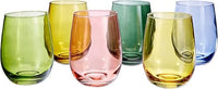 Thumbnail for Tognana Tulip, 6 vasos cc400, cristal, multicolor