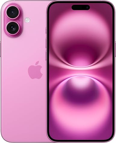 Apple iPhone 16 Plus de 256 GB: Smartphone 5G con Control de Cámara, Chip A18 y un subidón en autonomía. Compatible con los AirPods; Rosa