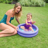 Intex 59409 - Piscina Baby Fondo Animaletti, 61 x 15 cm, Giallo/Verde, Modelli/Colori Assortiti, 1 Pezzo