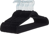 Thumbnail for Amazon Basics Perchas de Terciopelo para Trajes - Paquete de 30, Negro