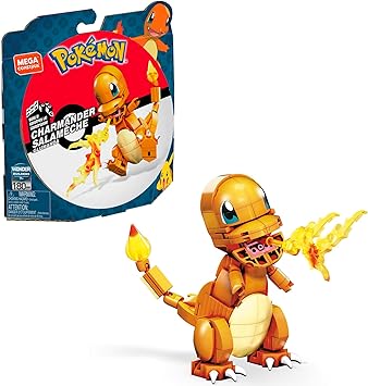 Mega Construx Pokemon Figuras Medianas Charmander (Mattel GKY96)
