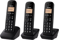 Panasonic KX-TGB610SPB Teléfono Inalámbrico Digital, Unidad Base y 1 Auriculares, Identificador Y Bloqueador de Llamadas, Volumen Mejorado del Receptor, Resistente A Golpes, Pantalla LCD, Negro
