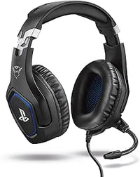 GXTrust 488 Forze Cascos PS4 y PS5 Auriculares de Gaming Licencia Oficial para PlayStation, Micrófono Plegable, Altavoces Activos de 50 mm, Cable Trenzado Nailon 1.2 m, Negro