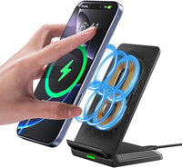 Cargador inalámbrico rápido con Carga inalámbrica de 15 W como máximo Compatible con iPhone 16/15/14/13/12/11 Mini Plus Pro MAX/X/XR/Samsung Galaxy S24/S23/S22/S21/S20,Google Pixel LG, etc