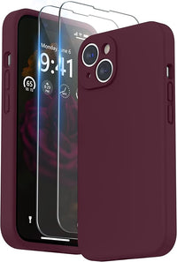 Thumbnail for SURPHY Funda Compatible con iPhone 14 Plus, Carcasa Silicona con Protección Individual para Cada Lente, Case Compatible con iPhone 14 Plus 6.7 Pulgadas (Ciruelo)