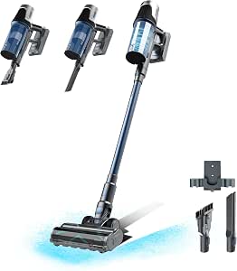 Cecotec Aspiradora Escoba sin cable 60kPa-400W-120AW-60mins de Autonomía en Modo Eco - Conga Rockstar RS50 X-Treme. Motor de 400W, Tubo Rígido y Cepillo Mixto XL, Limpia hasta 130m2