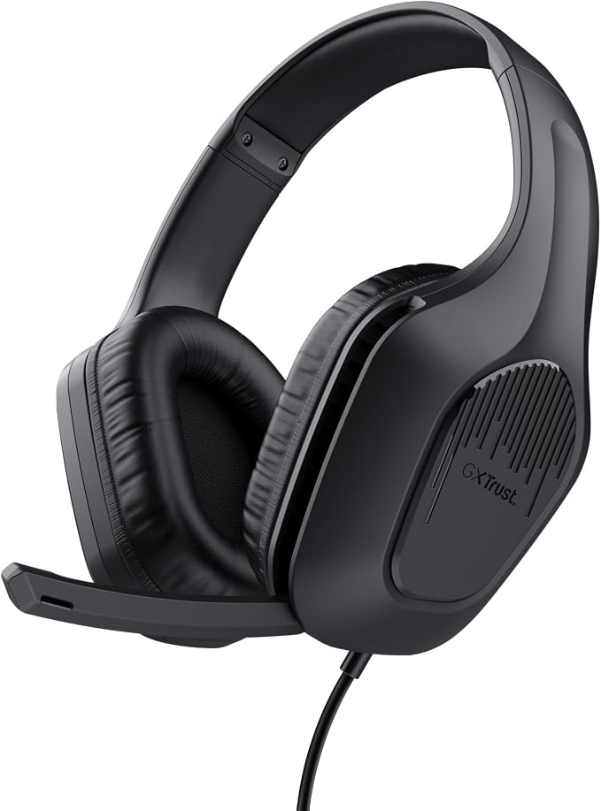 GXTrust Rayne Cascos Gaming Ligeros PC Xbox PS4 PS5 Switch Mobile, Negro