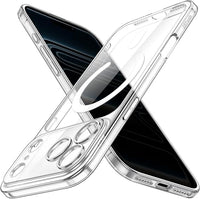 JETech Funda Magnética Slim para iPhone 17 Pro MAX, Transparente
