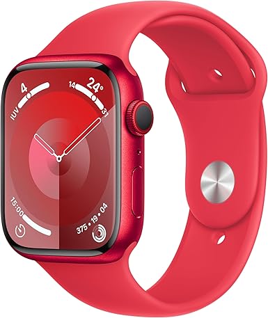 Apple Watch Series 9 [GPS + Cellular] Smartwatch con Caja de Aluminio en Blanco Estrella de 41 mm y Correa Loop Deportiva Blanco Estrella. Monitor de entreno, App Oxígeno en Sangre, Neutro en Carbono