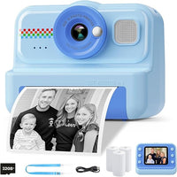 Thumbnail for HiMont Camara Fotos Infantil Instantanea, HD/1080P Cámara Instantánea para Niños con Tarjeta de 32G y Papel de Impresión, Camara Fotos Infantil Divertidos Regalos de Juguete para Niños de 3 a 12 Años