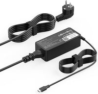 Cargador 65W USB C Portátil Compatible con Lenovo ThinkPad X1 T480 T480s T580 T580s T490s, HP Elitebook X360 830 840 1030 1020 1040 Chromebook Spectre ProBook X360 Tipo c Ordenador Adaptador