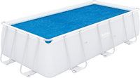 Thumbnail for Bâche solaire 380 x 180 cm pour piscine hors sol rectangulaire 404 x 201 cm ou 412 x 201 cm