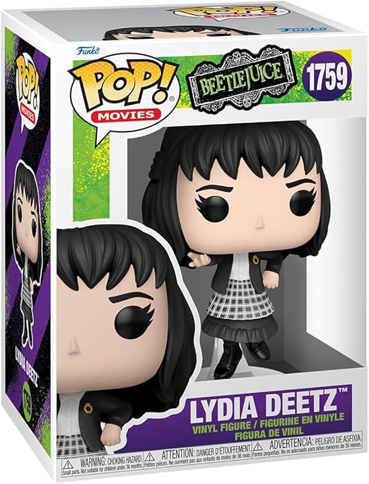 Funko Pop! Movies: Beetlejuice - Lydia Deetz- Figura de Vinilo Coleccionable - Idea de Regalo - Mercancia Oficial - Juguetes para Niños y Adultos - Movies Fans - Muñeco para Coleccionistas