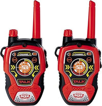 Dickie Toys - Walkie talkies para niños - 2 walkie-talkies, Especialmente diseñados para niños a Partir de 4 años, Alcance de hasta 100 Metros, walkie-talkies de Juguete. (201118195)