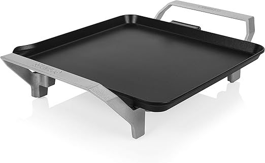 Princess 103090 Table Chef Premium Compacta, Plancha Cuadrada 28 x 28 cm, cocina sin aceite, aluminio fundido con revestimiento antiadherente, Asas frías al tacto, Termostato regulable, 1500 W