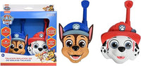 Lexibook, La Patrulla Canina, Walkie-Talkies 3D Chase y Marshall, Alcance de 500m, 2 Canales de Comunicación, Clip para el Cinturón, Rojo/Azul, TW18PA