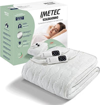 Thumbnail for Imetec Adapto Recreo, Calientacamas doble 150 x 160 cm, Calentamiento rápido, Temperatura constante y personalizable, Tejido acolchado hipoalergénico lavable, Made in Italy, Control 6 temperaturas