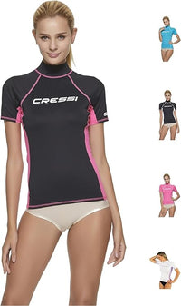 Cressi Rash Guard Lady Camiseta de protección contra erupciones, Mujer