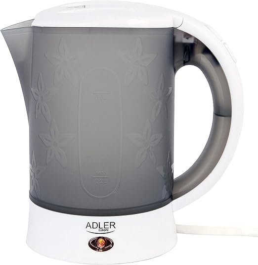 Adler AD-1268 hervidor de agua 0,6 litros con dos tazas y 2 cucharas