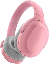 Razer Barracuda - Auriculares Inalámbricos para Móvil y Juegos Multiplataparama (Modos Inalámbricos Dobles SmartSwitch, Micrófonos con Cancelación de Ruido, TriForce Driver 50mm) Quartz Rosa