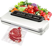 Edihome, Envasadora al Vacio, Profesional, Domestica, 110W, Fuerte Succión, Alimentos Secos, Humedos y Frescos, Incluye 10 Bolsas de Grado Alimenticio