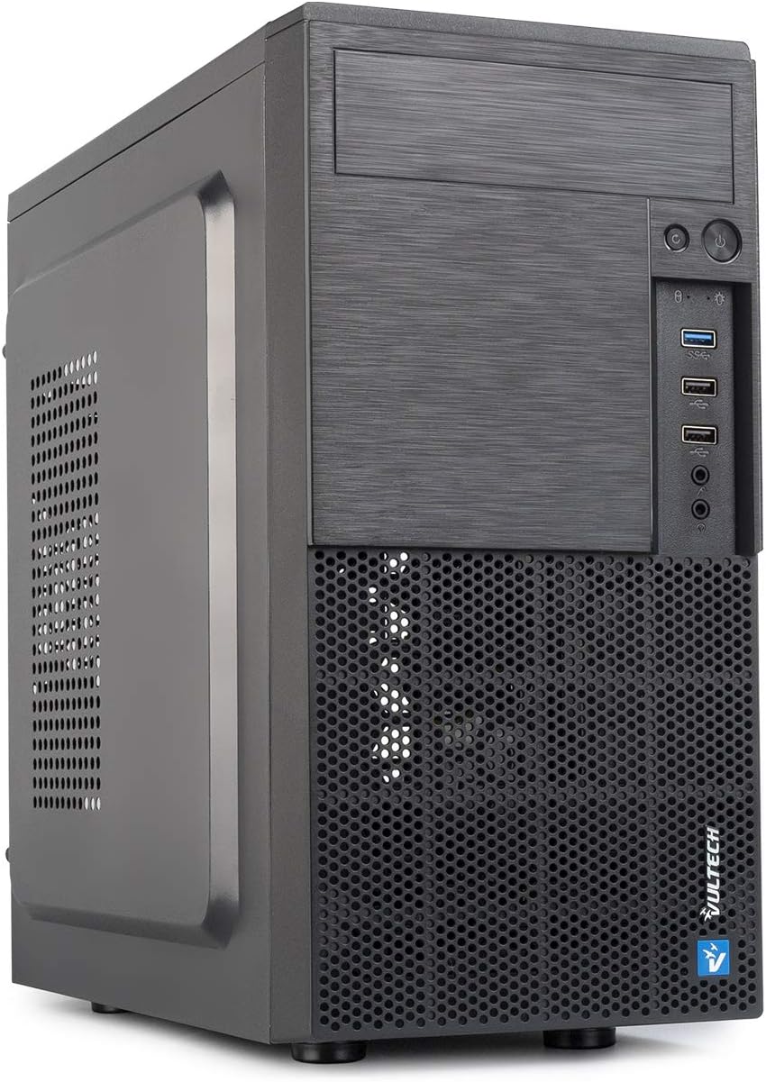 Case Vultech VCO-A1699 Rev 2.1 ATX 1x USB 2.0, 2X USB 3.0, without Power Supply, Black