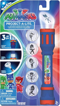PJ Masks 40345 - Linterna de proyección con 6 lentes de proyección, multicolor