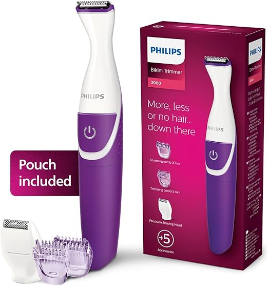 Philips Recortadora para línea del biquini, Color Morado