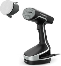 Rowenta Steam Force DR8250 - Cepillo de vapor 2000 W, Vapor continuo 30 g/min Golpe de vapor de 90 g/min, Rápido calentamiento Higieniza y desinfecta, 2 ajustes de vapor Todo tipo textiles Negro/Plata