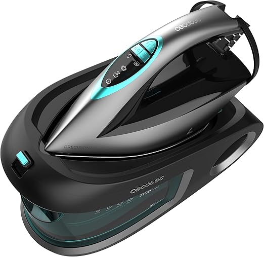 Cecotec Centro de Planchado Horizontal IronHero 3200 Station Essential. 3200W, 8 Bares, Vapor continuo 150g/min, Golpe de Vapor 420g/min, Suela Turbo Slide, Auto Off, Cyclo Clean, Filtro Antical