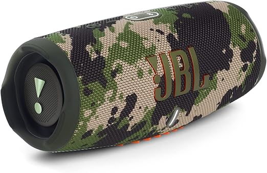 JBL Charge 5 Altavoz inalámbrico portátil con Bluetooth y batería integrada, resistente al agua (IP67), con PartyBoost para subir el nivel de la fiesta, hasta 20h de reproducción, camuflaje