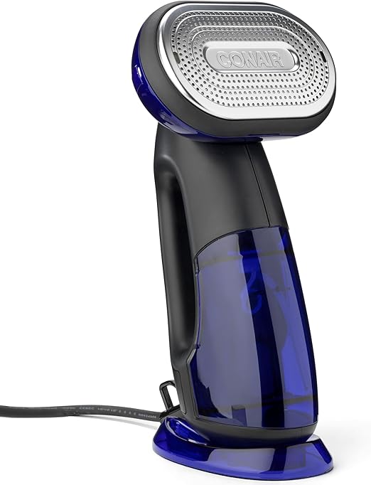 ⚠️Conair GS108E Plancha de Vapor Vertical y Horizontal Steam & Iron Turbo 2 in 1, Vaporizador de Ropa, 1840 W, Elimina el 99,9% de las bacterías, Ideal para viajes y hogar
