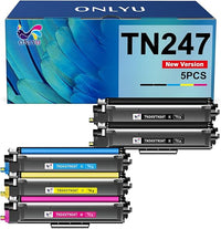 Thumbnail for ONLYU TN247 Compatible para Toner Brother DCP-l3550CDW TN243CMYK TN243 Toner Brother MFC-l3770CDW DCP-L3550CDW MFC-L3750CDW MFC-L3770CW HL-L3270CDW HL-L3230CDW DCP-L3510CDW HL-L3210CW (Paquete de 5)