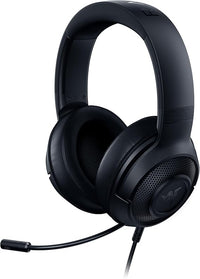 Razer Kraken X Lite - Auriculares ultraligero con cable para juegos de PC - Auriculares con sonido envolvente (230g ligero, 3,5 mm para PS4, PS5, Switch, Xbox One, Xbox Series X|S) Negro