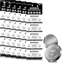 Avmzvo SR621SW Equivalente a SR621SW batería 364 LR621 Watch Pila de 1,5 V 60 Unidades