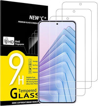 NEW'C 3 Piezas, Protector Pantalla para Xiaomi Redmi Note 14 5G/4G, Cristal templado Antiarañazos, Antihuellas, Sin Burbujas, Dureza 9H, 0.33 mm Ultra Transparente, Ultra Resistente