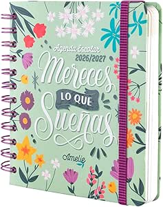 Grupo Erik Agenda escolar 2026 2027 Dia por Pagina Amelie en Español