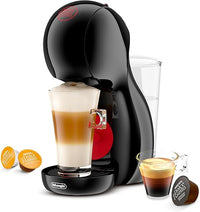 De'Longhi Nescafé Dolce Gusto Piccolo XS EDG210.B, Cafetera Cápsulas, Diseño Super-Compacto, Cafetera Manual para Café y Otras Bebidas, 1500W, Negro