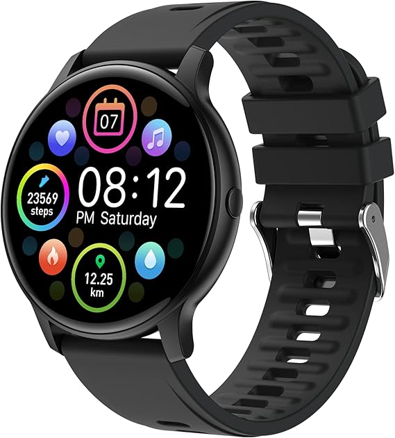 Reloj inteligente para hombre y mujer, smartwatch 24 modos deportivos, pulsera conectada cardiofrequencemeter monitor sueño podómetro calorie cronómetro GPS compartido IP68 impermeable Smart Watch