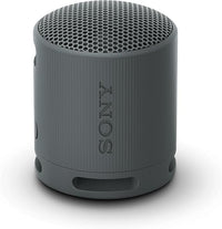 Sony Altavoz Bluetooth SRS-XB100, Ligero, Compacto, Altavoz Resistente al Agua y al Polvo IP67, hasta 16 h de batería, Correa Adaptable, Negro