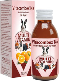 Quiko Vitacombex NA 125ml - Zumo multivitamínico para roedores - para un aporte vitamínico óptimo