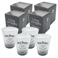 The Spice Specialist Jack Daniels Jack n Coke - Vasos de chupito esmerilados por Cocky Cocktails (4 unidades)