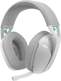 Logitech G G321 Lightspeed, Auriculares inalámbricos Bluetooth para Gaming, Comodidad y Ajuste dinámicos, micrófono de Varilla 16 kHz, PC, PS4, PS5, Nintendo Switch y Dispositivos móviles - Blanco