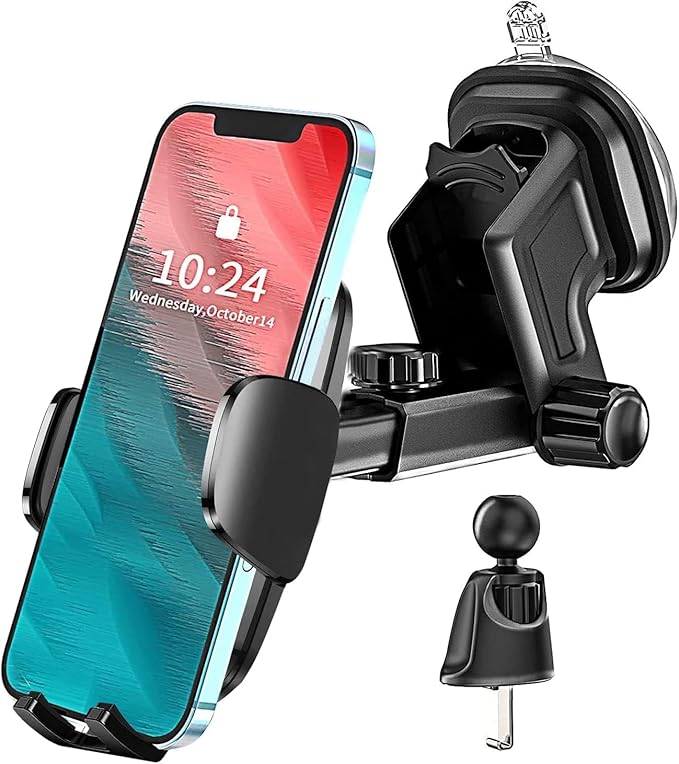 Soporte para teléfono móvil de coche para Samsung Galaxy S24 S23 Plus Ultra A55 A25 A54 A53 A52S A52 A15 5G A05S, Xiaomi 12 13 14 Mi, soporte para teléfono móvil de coche en salpicadero/parabrisas