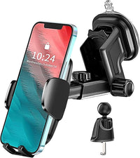 Soporte para teléfono móvil de coche para Samsung Galaxy S24 S23 Plus Ultra A55 A25 A54 A53 A52S A52 A15 5G A05S, Xiaomi 12 13 14 Mi, soporte para teléfono móvil de coche en salpicadero/parabrisas