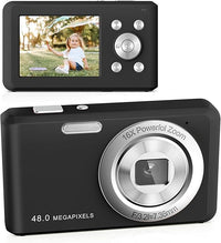 Cámara Digital, FHD 1080P cámara compacta con Tarjeta de 32 GB, 48MP Cámara 2.4 