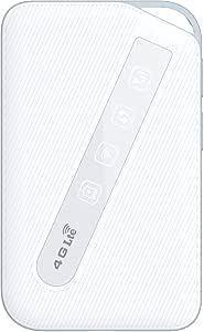 D-Link DWR-932W Router Wi-Fi 6 AX300 4G LTE Móvil – Hotspot Portátil de Viaje con Ranura SIM, Batería de 3000 mAh, hasta 16 Horas de Uso, Descarga hasta 150 Mbps, Libre para Todas Las Redes